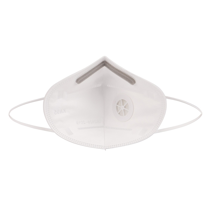 勞衛(wèi)9532帶閥折疊式防塵口罩圖片3