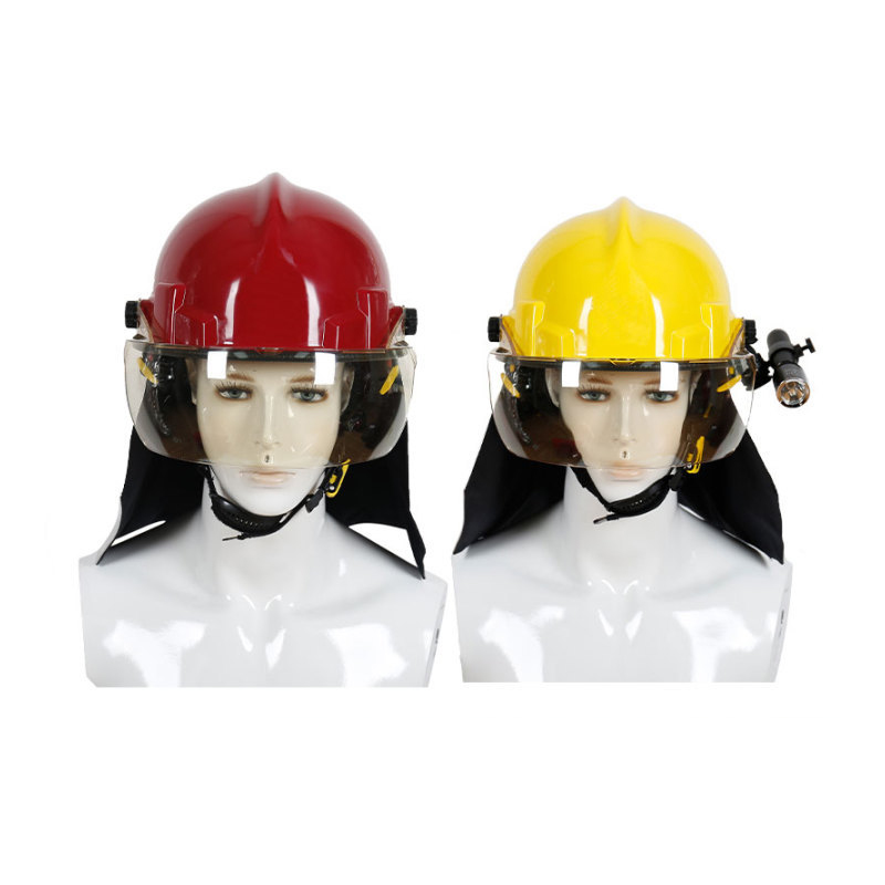 鴻寶FTK-B-C黃色ABS消防頭盔圖片1