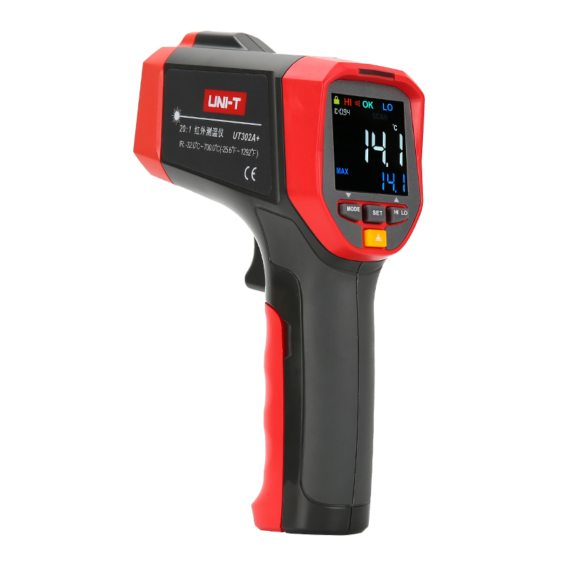 優利德UT302A+非接觸手持紅外測溫儀圖片2