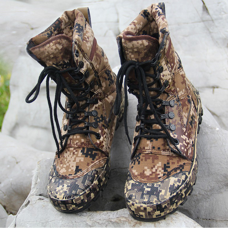 3537超高腰迷彩鞋高幫耐磨一體鞋舌防風防沙勞保鞋圖片1 3537超高腰迷彩鞋高幫耐磨一體鞋舌防風防沙勞保鞋圖片1