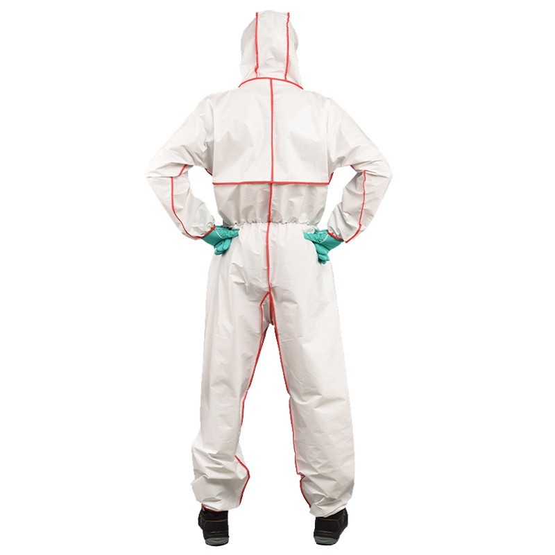 坤澤爾K2000B白色連帽防護服圖片1