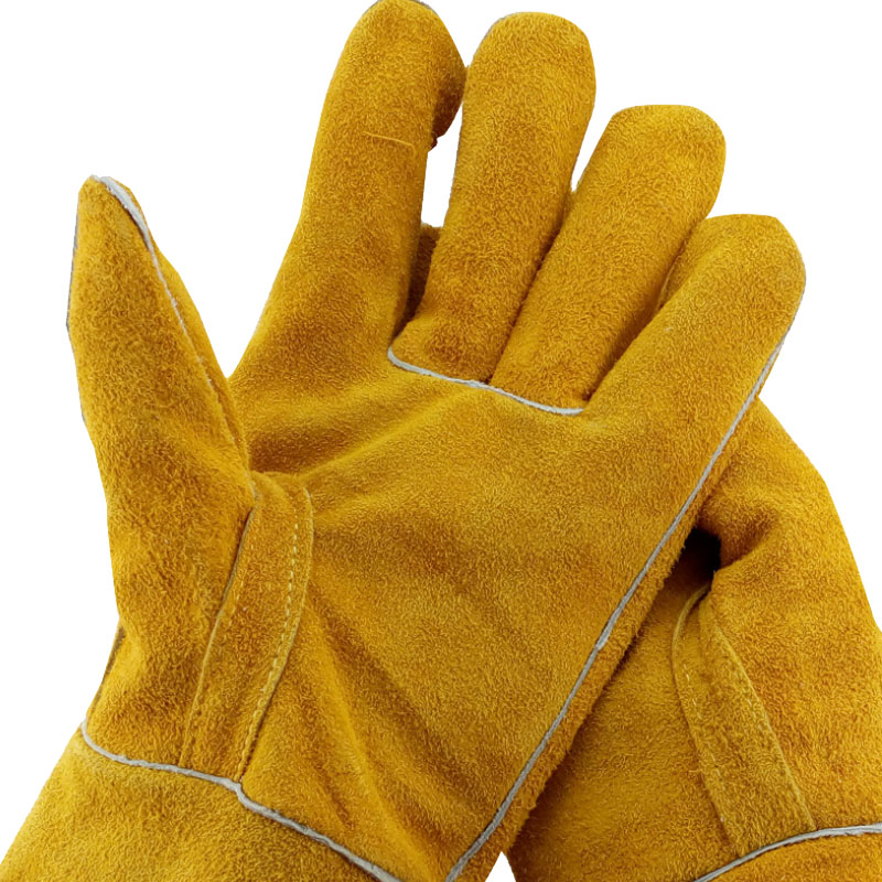 威仕盾G-0393黃色電焊手套圖片1