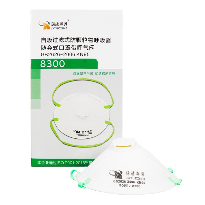 錦繡粵興8300頭戴式罩杯型KN95防塵口罩圖片5 錦繡粵興8300頭戴式罩杯型KN95防塵口罩圖片5