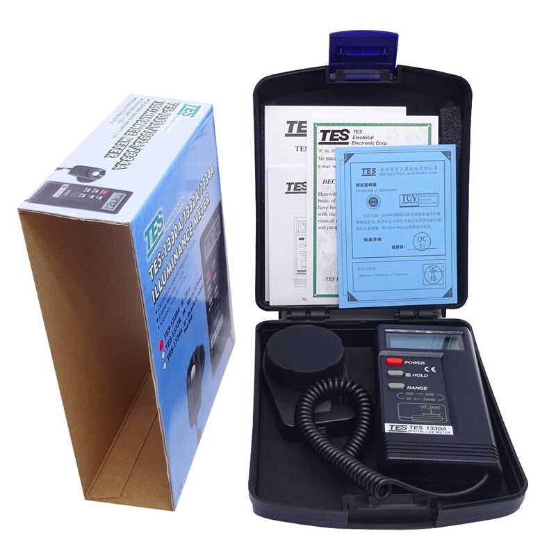 泰仕TES TES-1330A數(shù)字式照度計圖片3