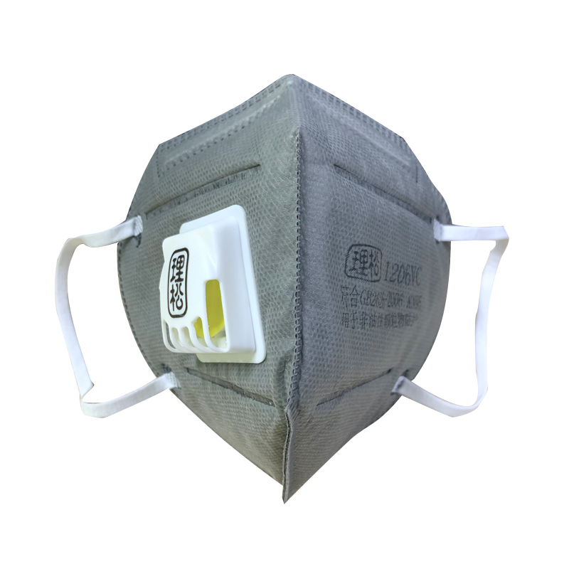 理松1206VC折疊活性炭防塵口罩圖片3 理松1206VC折疊活性炭防塵口罩圖片3