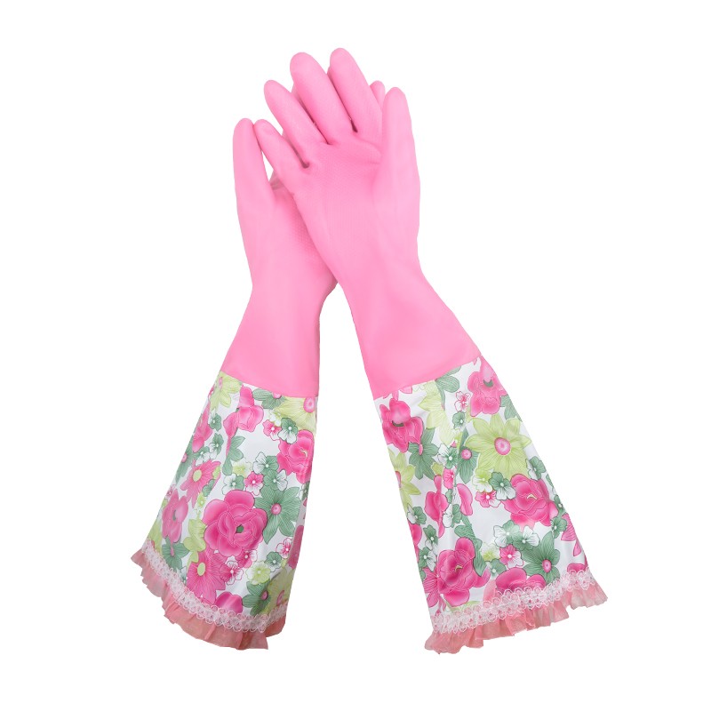 春蕾900-50花邊接袖PU絨里勞保手套圖片1 春蕾900-50花邊接袖PU絨里勞保手套圖片1