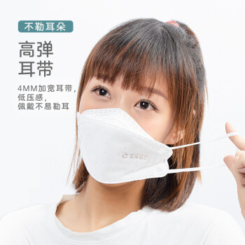 史迪克柳葉形魚形立體口罩圖片1