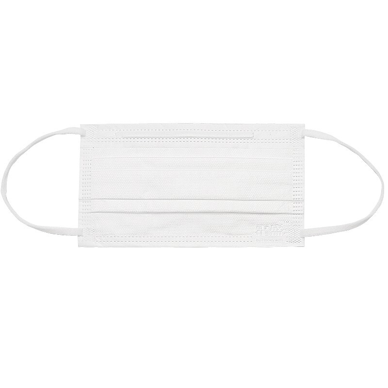 霍盛HMS-DM-01舒適平面口罩白色款大號圖片3
