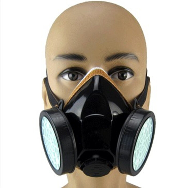 藍(lán)鷹NP304橡膠雙濾盒半面罩防毒面具圖片2