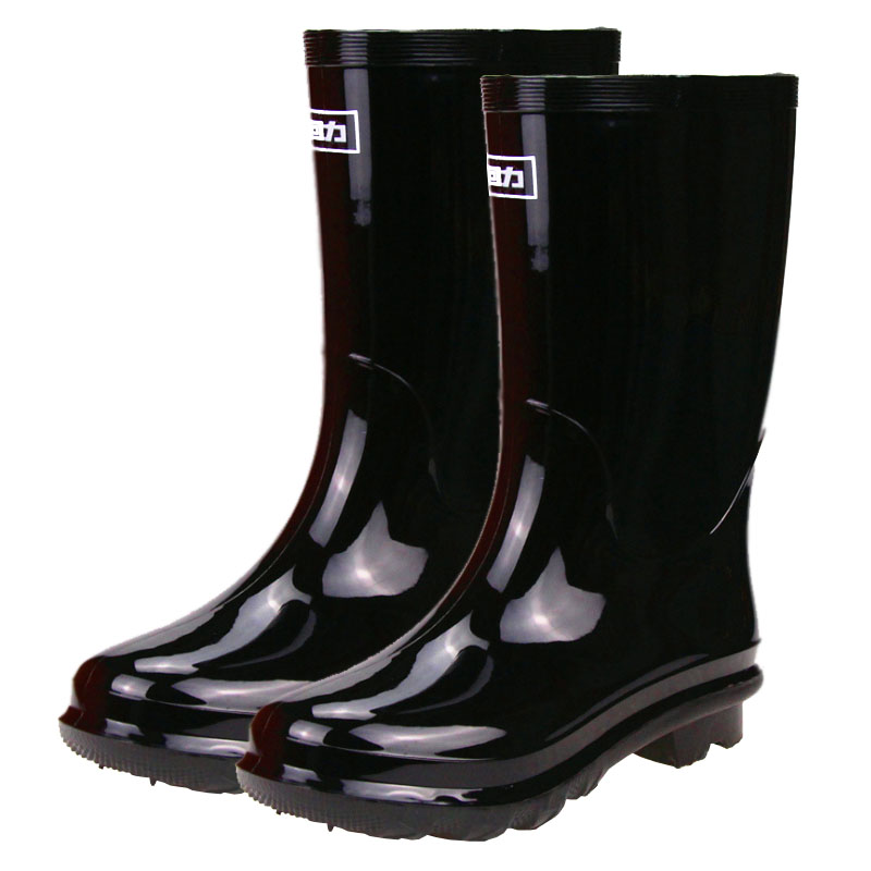 回力818防滑防水中筒雨靴圖片2