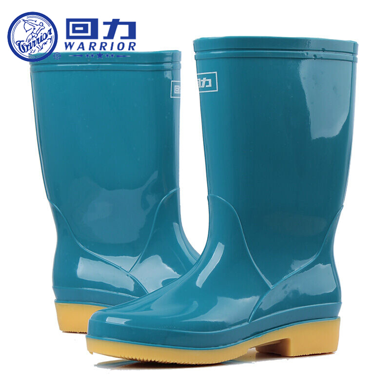 回力813墨綠色PVC中筒雨靴圖片2 回力813墨綠色PVC中筒雨靴圖片2