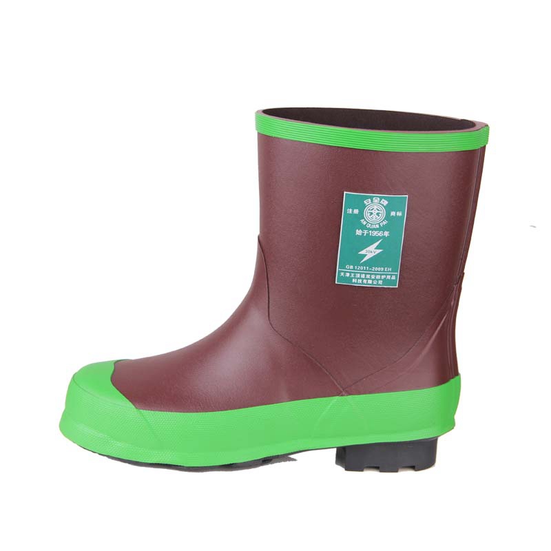 安全牌ZX030-1升級款30kv中筒安全絕緣靴圖片1
