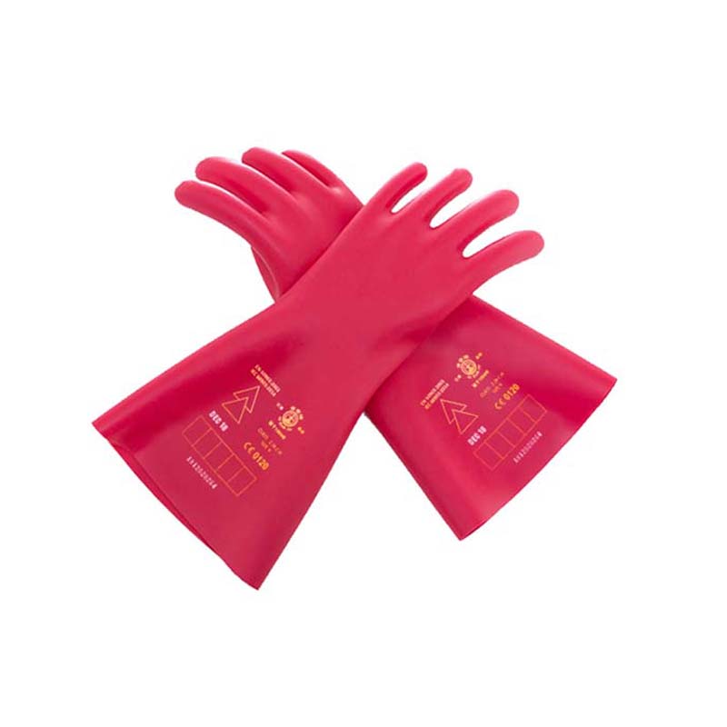 安全牌20kv乳膠電工絕緣手套圖片1