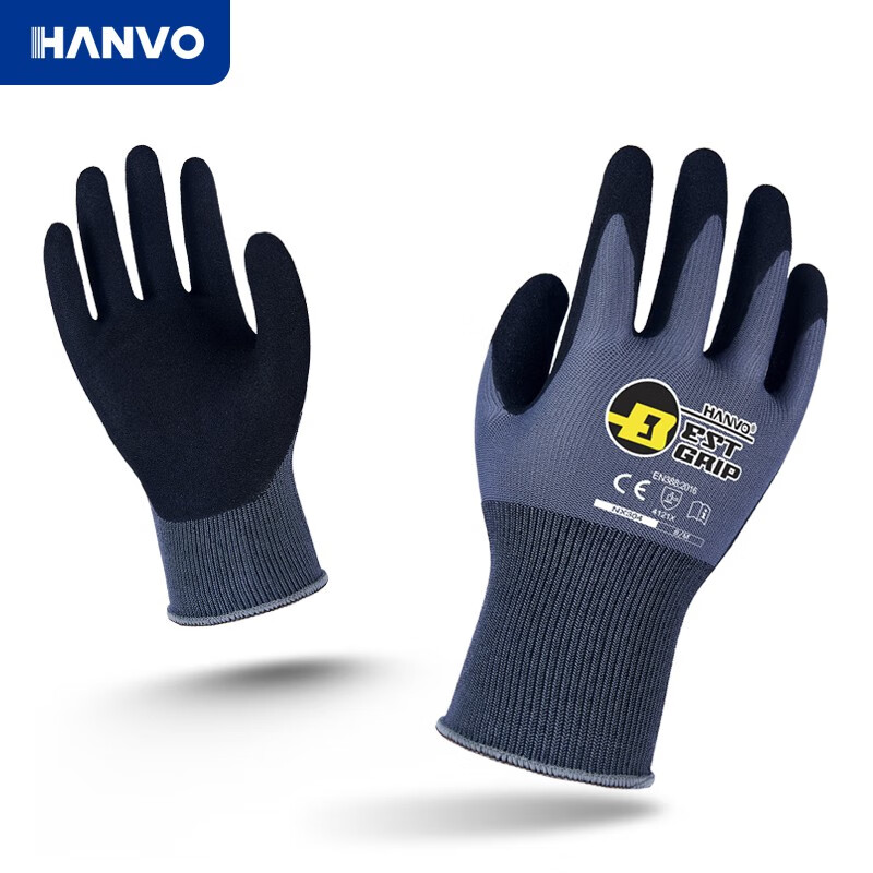 恒輝NX304丁腈磨砂透氣防滑勞保手套圖片4 恒輝NX304丁腈磨砂透氣防滑勞保手套圖片4