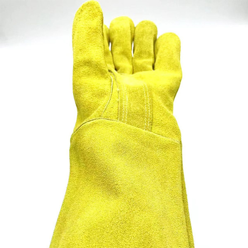 威仕盾G-2015/16金黃色牛皮加長電焊手套圖片2