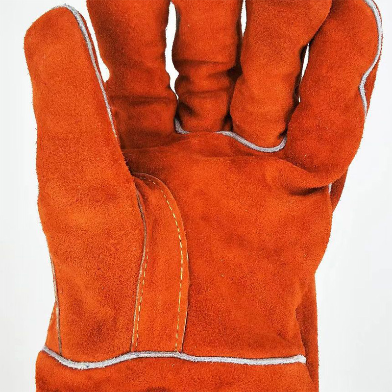 威仕盾G-0392橙紅色牛二層皮電焊手套圖片4 威仕盾G-0392橙紅色牛二層皮電焊手套圖片4