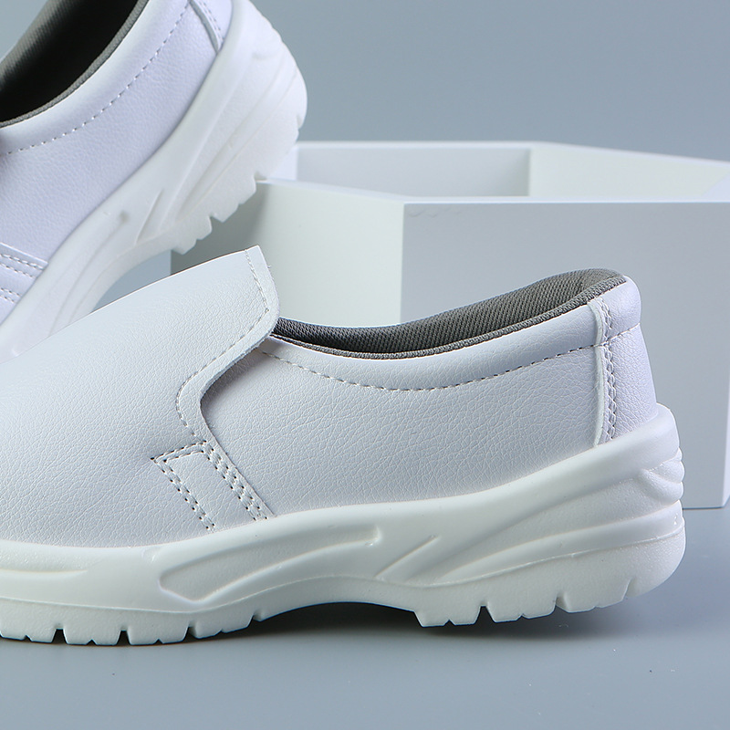 定和DH7501白色PU底防砸防刺穿防靜電安全鞋圖片2