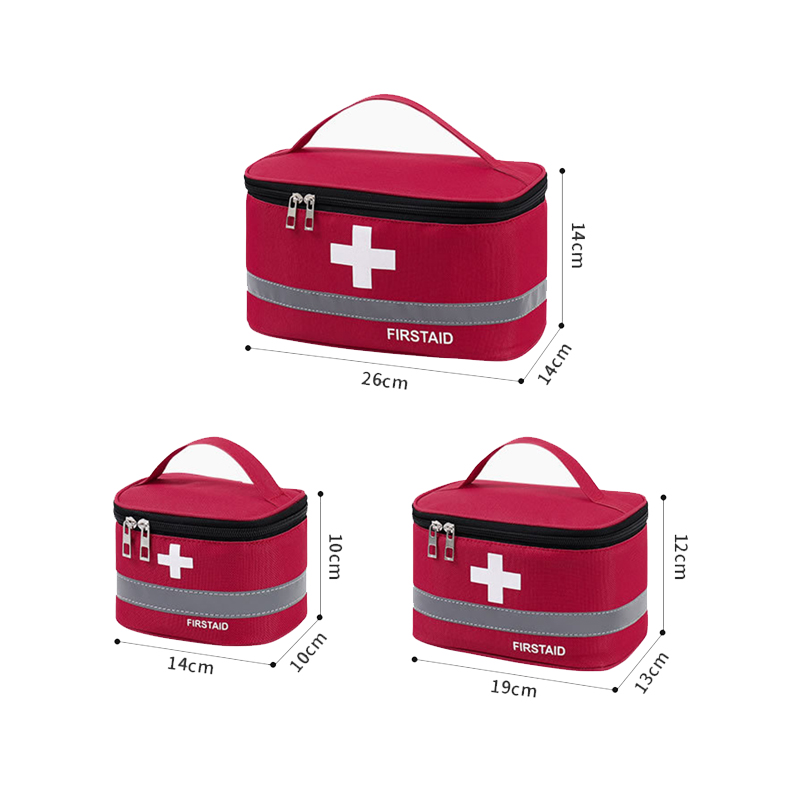 紅色便攜急救包戶外家用手提式應(yīng)急包DH8083R-M圖片1