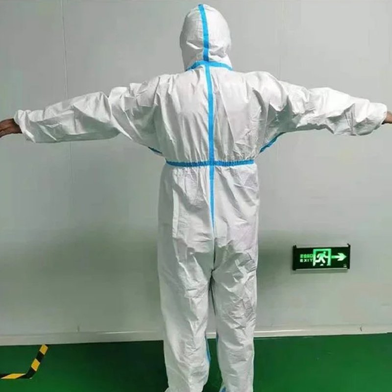 中藍一次性醫用防護服圖片1