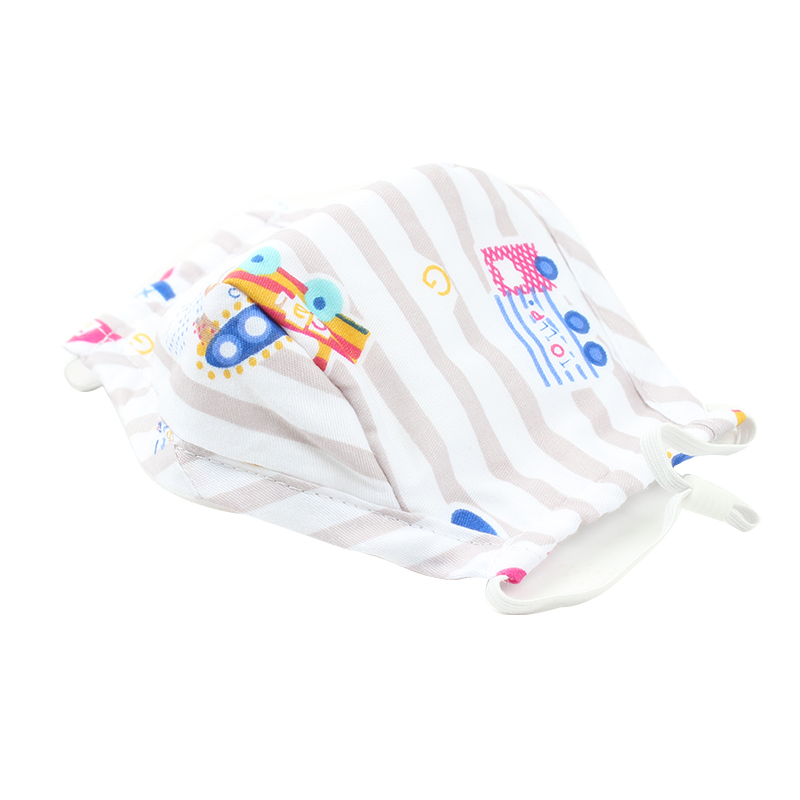 藍星褐色耳戴式兒童棉布口罩圖片1 藍星褐色耳戴式兒童棉布口罩圖片1