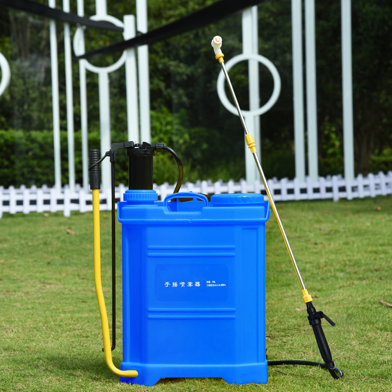 定和DH9621單管八角背負(fù)式手動噴霧器16L高壓手搖噴霧機(jī)圖片2