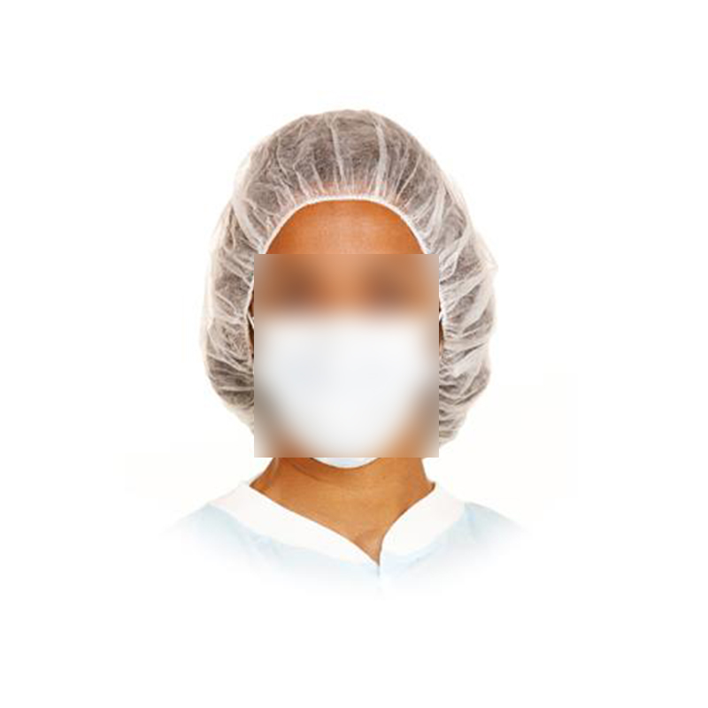 麥迪康8000-W白色無紡布條形帽圖片1 麥迪康8000-W白色無紡布條形帽圖片1