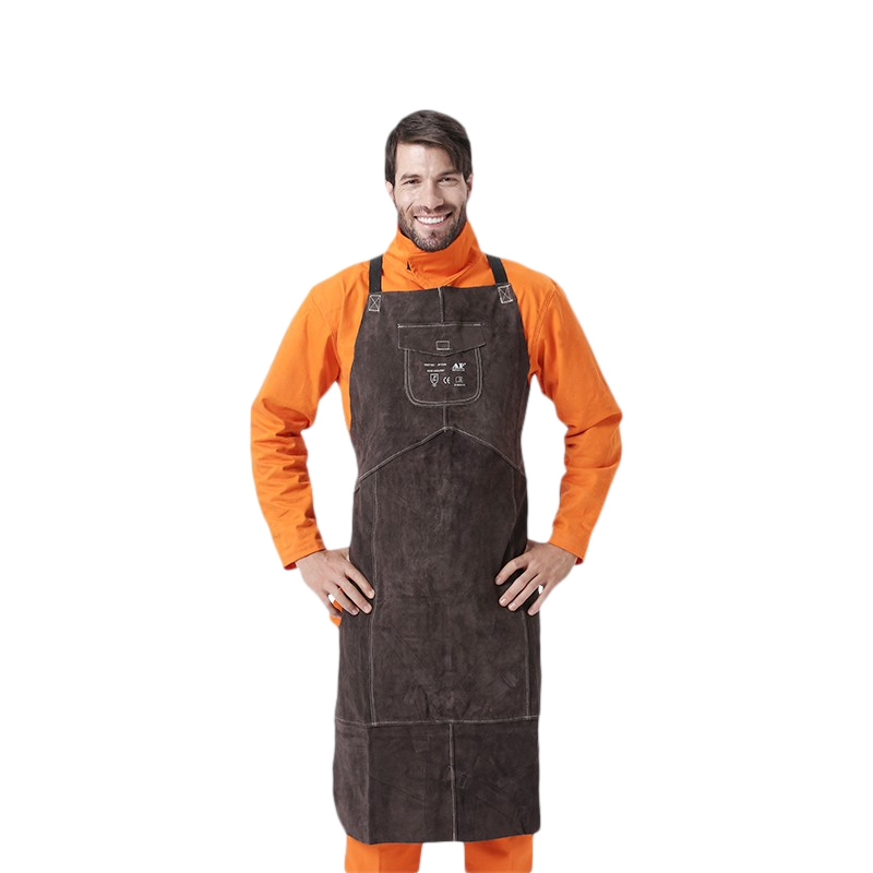 友盟AP-6100炭啡色全皮護(hù)胸焊工服圖片2 友盟AP-6100炭啡色全皮護(hù)胸焊工服圖片2