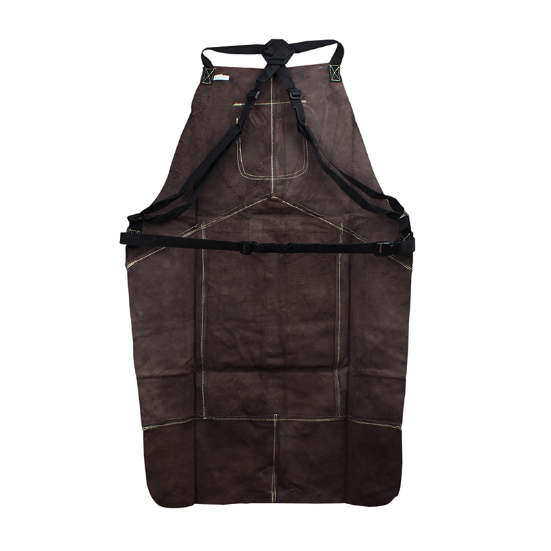 友盟AP-6100炭啡色全皮護(hù)胸焊工服圖片1 友盟AP-6100炭啡色全皮護(hù)胸焊工服圖片1