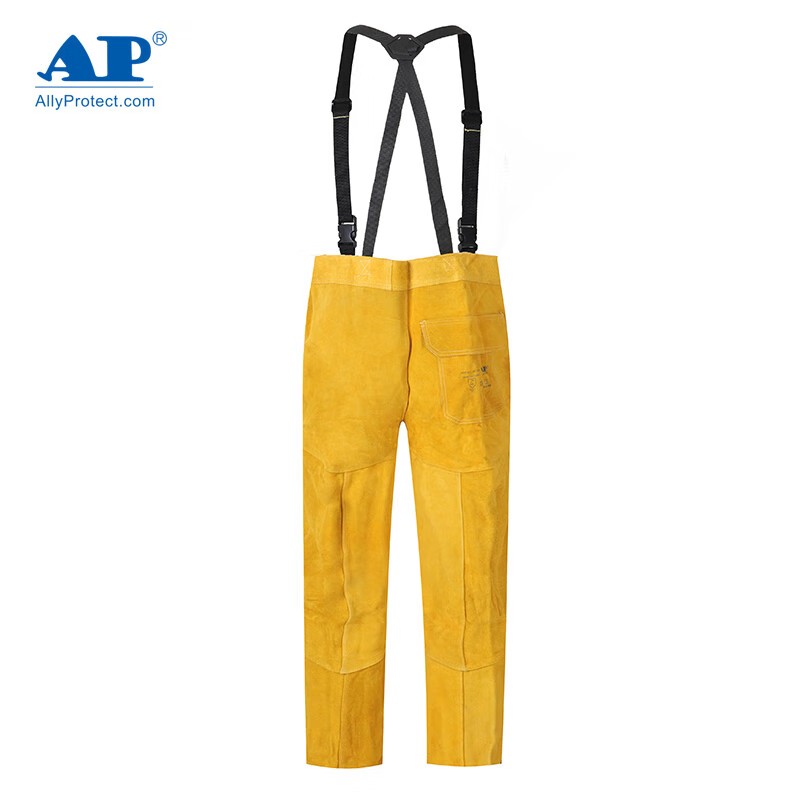 友盟AP-2230金黃色全皮焊工服圖片2