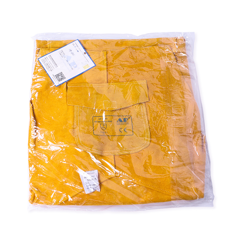 友盟AP-6101金黃色全皮護胸圍裙圖片2 友盟AP-6101金黃色全皮護胸圍裙圖片2