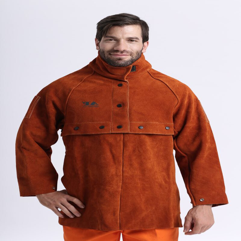 友盟AP-7188/7189金黃色開(kāi)背式焊服及圍身圖片1 友盟AP-7188/7189金黃色開(kāi)背式焊服及圍身圖片1