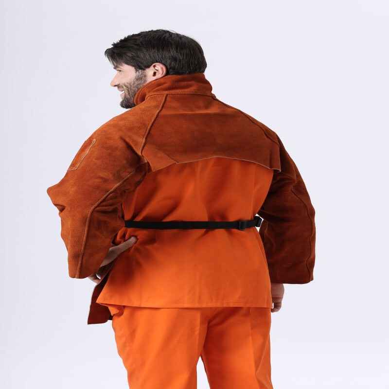 友盟AP-7188/7189金黃色開(kāi)背式焊服及圍身圖片4 友盟AP-7188/7189金黃色開(kāi)背式焊服及圍身圖片4