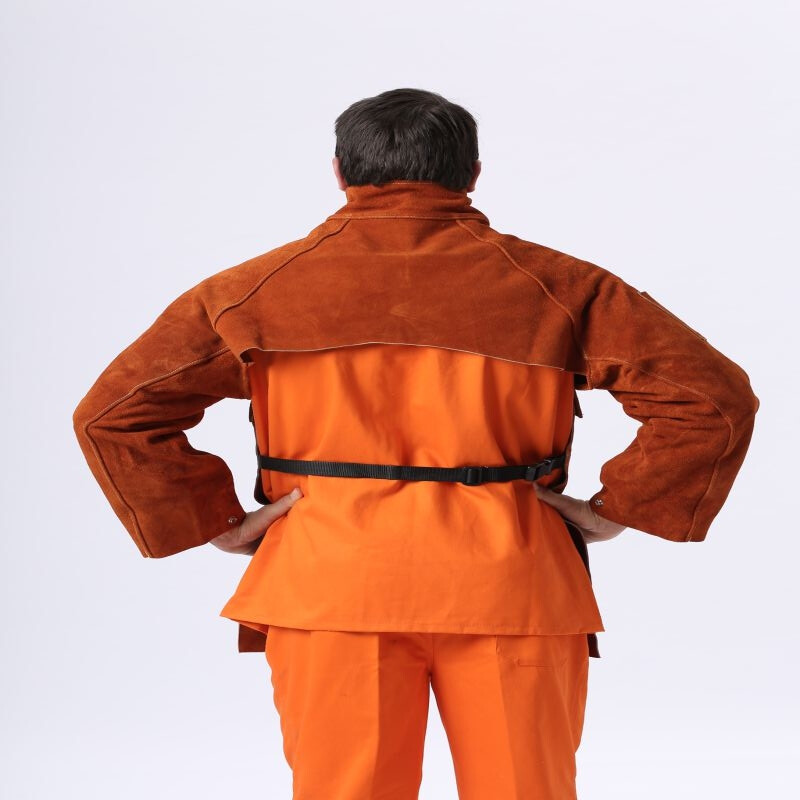 友盟AP-7188/7189金黃色開(kāi)背式焊服及圍身圖片2 友盟AP-7188/7189金黃色開(kāi)背式焊服及圍身圖片2