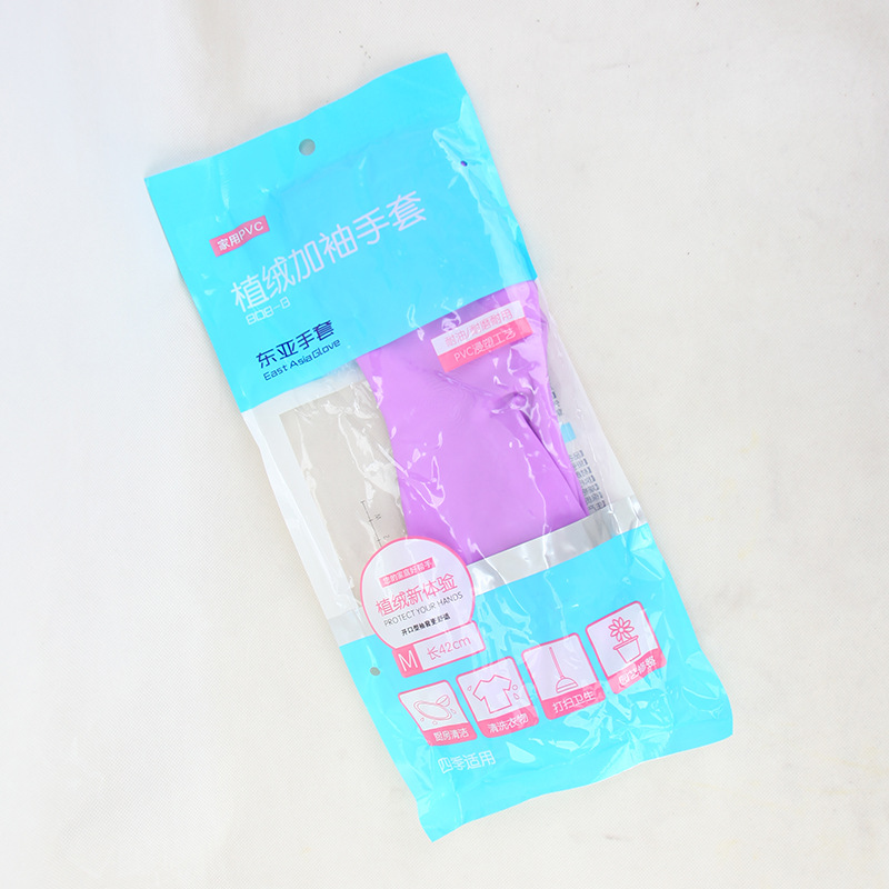 東亞808-B植絨加袖勞保手套圖片3