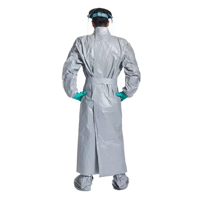 杜邦Tychem6000 TF290T罩袍防水耐酸堿反穿衣圖片3