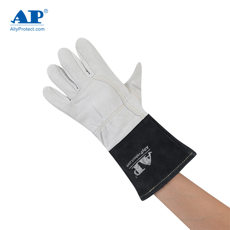 友盟AP-1077防火隔熱羊青皮電焊手套圖片3 友盟AP-1077防火隔熱羊青皮電焊手套圖片3