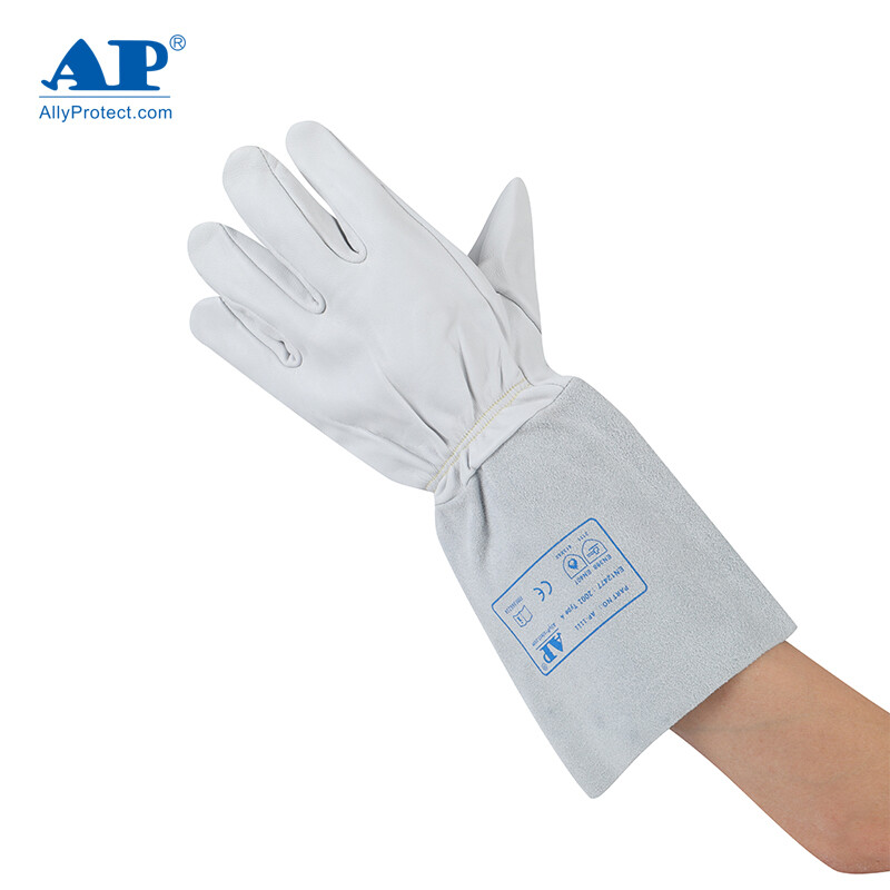 友盟AP-1111防火隔熱羊青皮電焊手套圖片3 友盟AP-1111防火隔熱羊青皮電焊手套圖片3