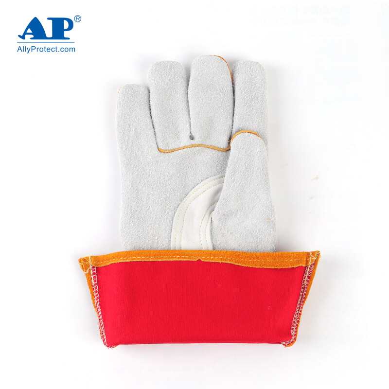 友盟AP-2855耐高溫野牛青皮電焊手套圖片2