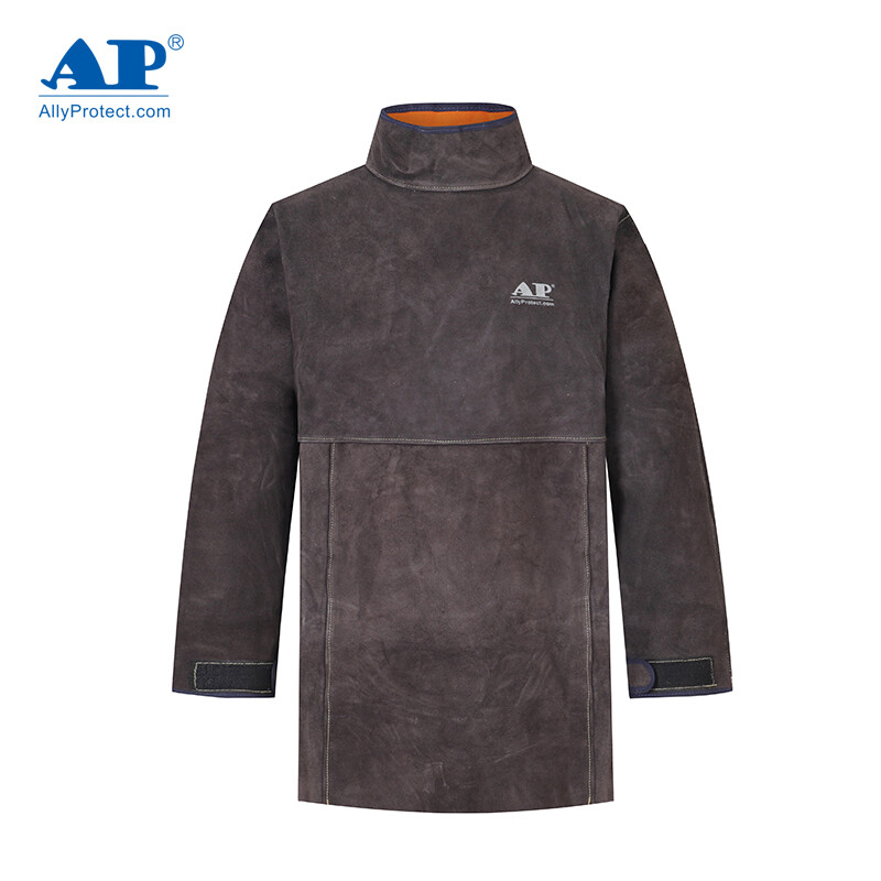 友盟AP-8002炭咖色皮護胸帶領(lǐng)長袖圍裙圖片2 友盟AP-8002炭咖色皮護胸帶領(lǐng)長袖圍裙圖片2