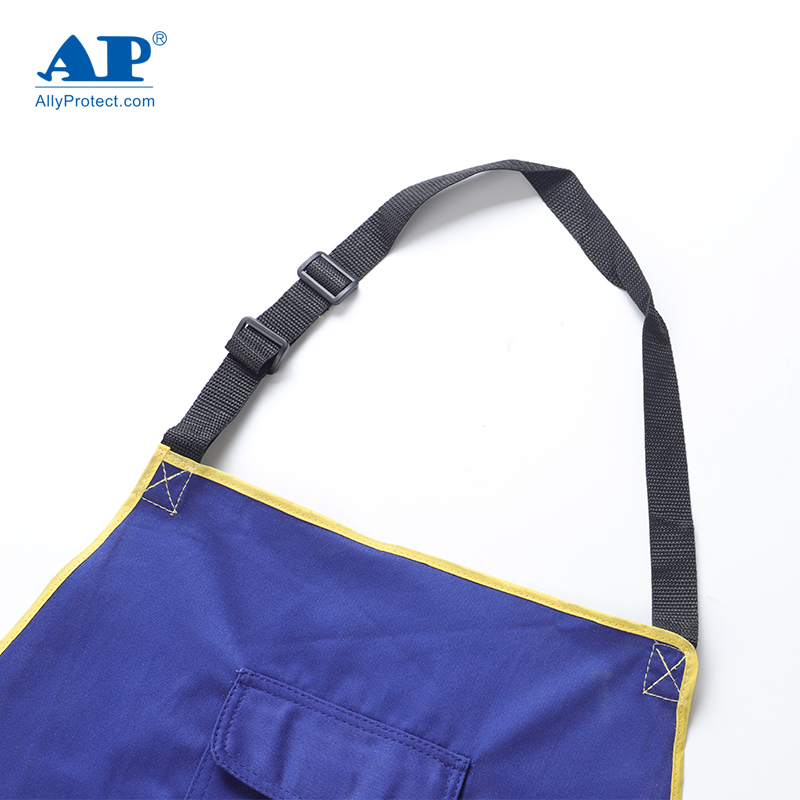 友盟AP-7036藍色阻燃布圍裙圖片3 友盟AP-7036藍色阻燃布圍裙圖片3