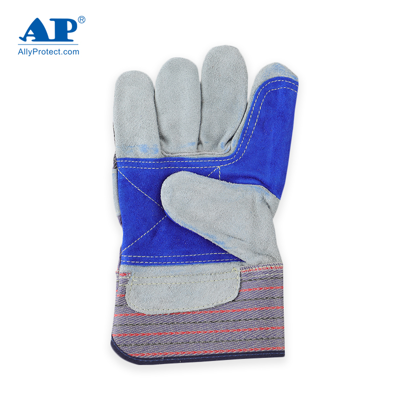 友盟AP-1525耐磨牛二層皮勞保手套圖片1 友盟AP-1525耐磨牛二層皮勞保手套圖片1