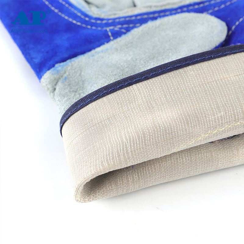 友盟AP-1525耐磨牛二層皮勞保手套圖片4 友盟AP-1525耐磨牛二層皮勞保手套圖片4