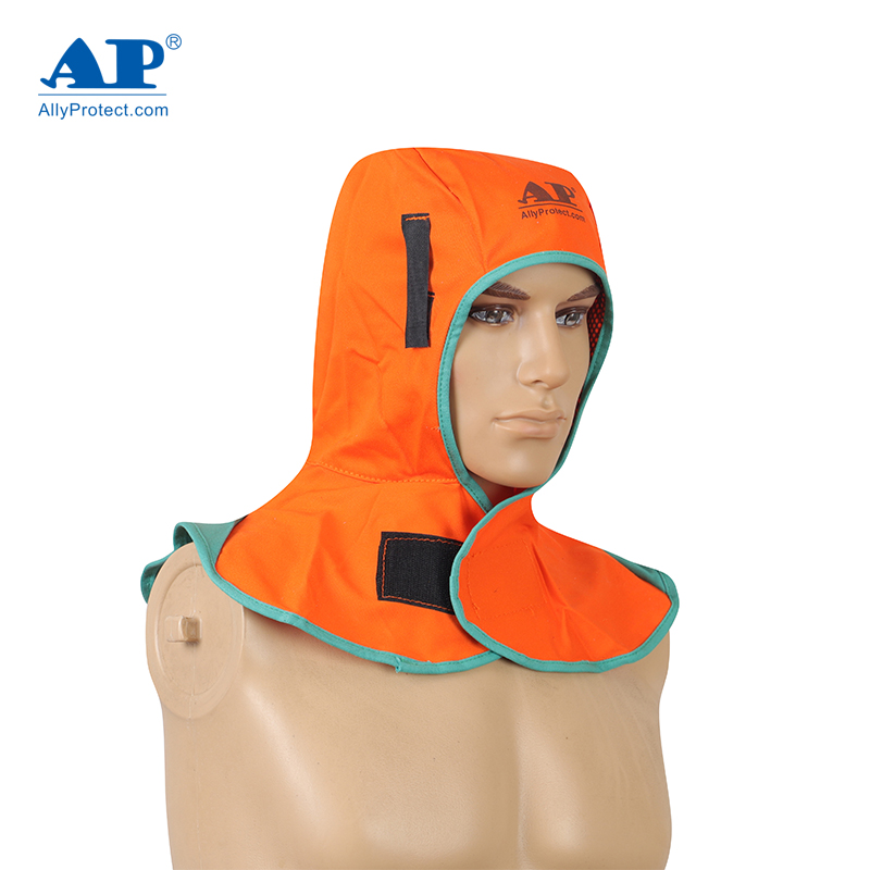 友盟AP-6671橙紅色阻燃布全護(hù)式焊帽圖片1 友盟AP-6671橙紅色阻燃布全護(hù)式焊帽圖片1