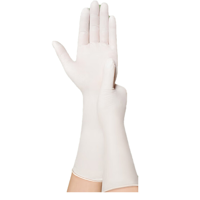 塞莫詩N1203PW30白色加長款丁腈手套圖片1 塞莫詩N1203PW30白色加長款丁腈手套圖片1