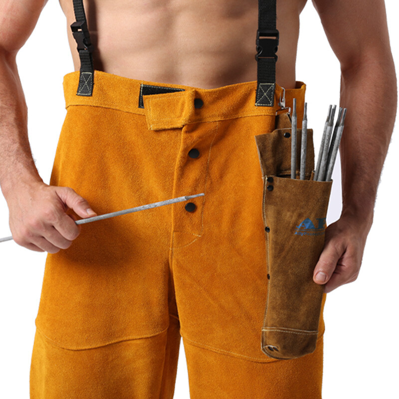 友盟AP-9110GB金棕色全皮焊枝袋圖片2