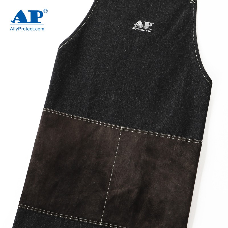 友盟AP-6106阻燃牛仔布圍裙圖片3 友盟AP-6106阻燃牛仔布圍裙圖片3