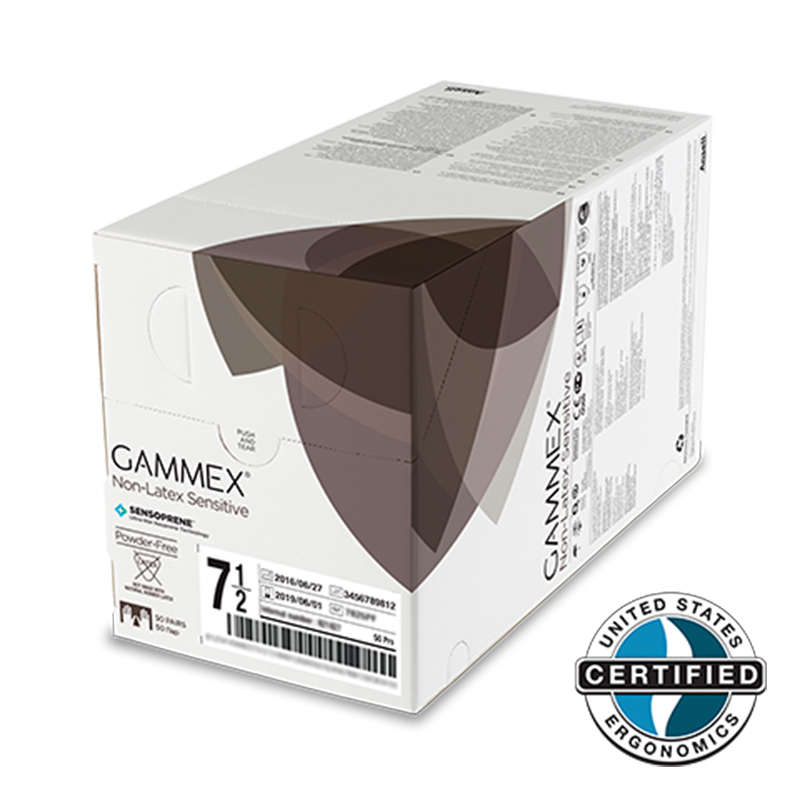 安思爾GAMMEX 340007080氯丁橡膠外科手套圖片1