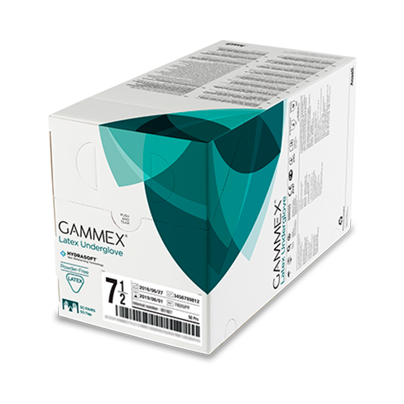 安思爾GAMMEX 330048070無粉乳膠外科手套圖片1