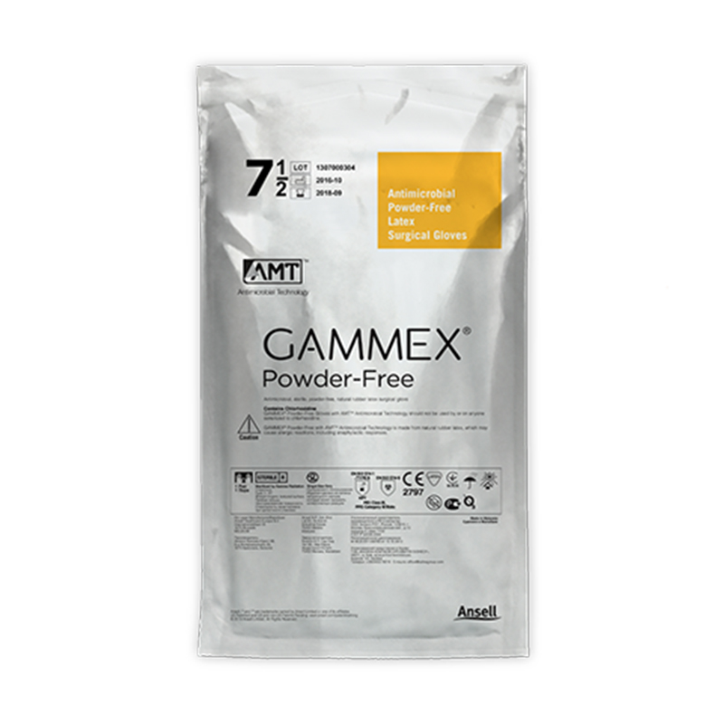 安思爾GAMMEX AMT 4150AMT無粉乳膠外科手套圖片2