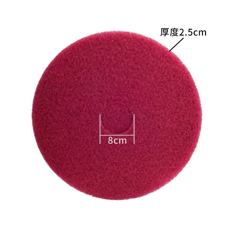 3M 5100紅色海綿清潔墊圖片2